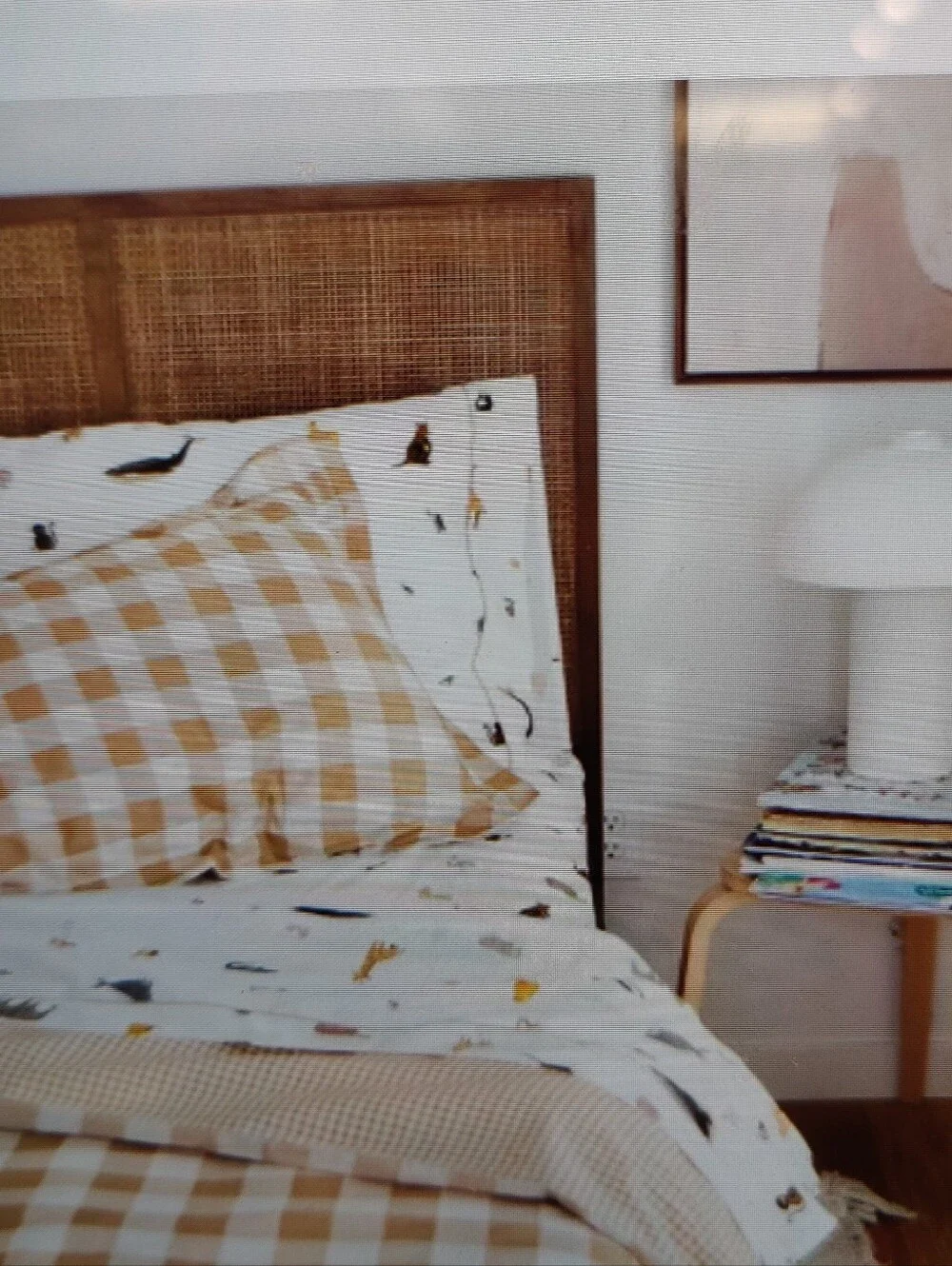 New!Y2K Reversible Plaid Striped Duvet Set Gingham Retro Inspired Lightweight